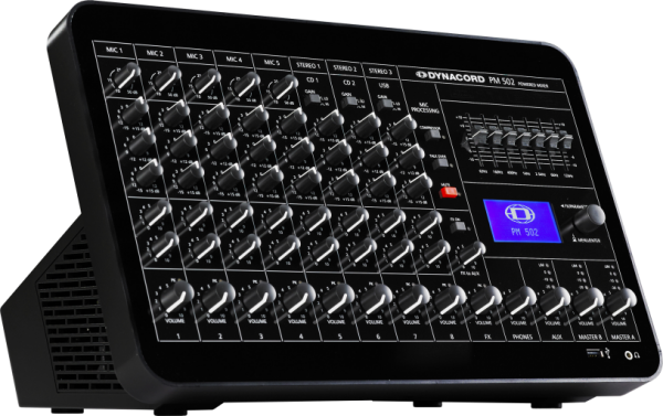 8 Channel compact powered mixer "Dynacord" (PM502-UNIV) - Image 4