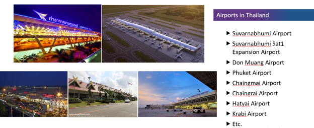 ผลงานสนามบิน (Airports in Thailand)